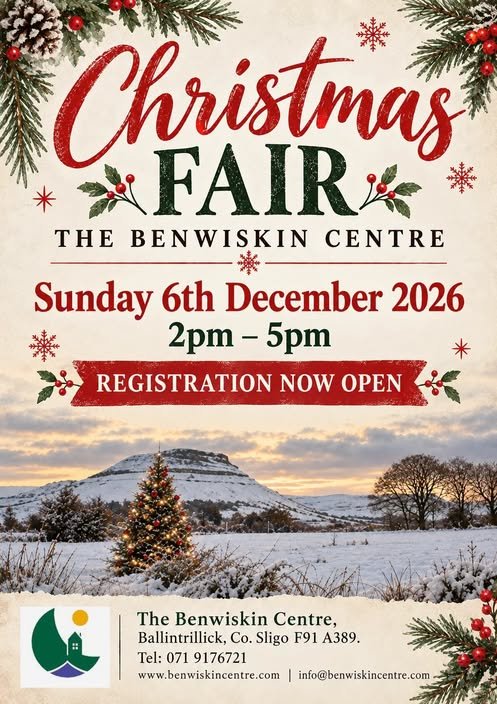 The Benwiskin Centre Christmas Fair poster