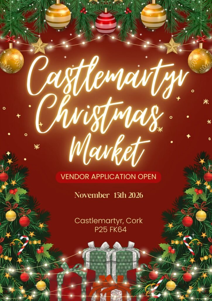 Castlemartyr Christmas Market 2026 poster