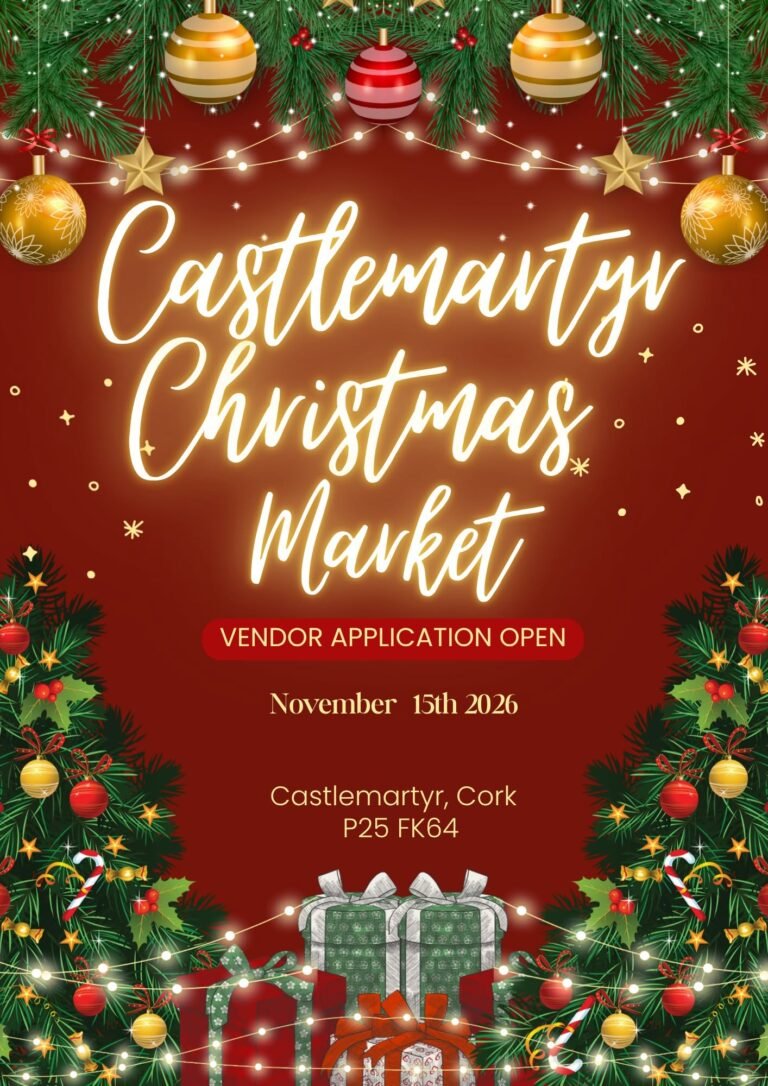 Castlemartyr Christmas Market 2026 poster